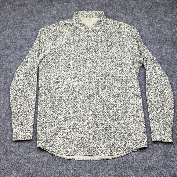 Lemon Other - Lululemon Shirt Mens 2XL Particle Camo Commission Button Up Long Sleeve Logo
